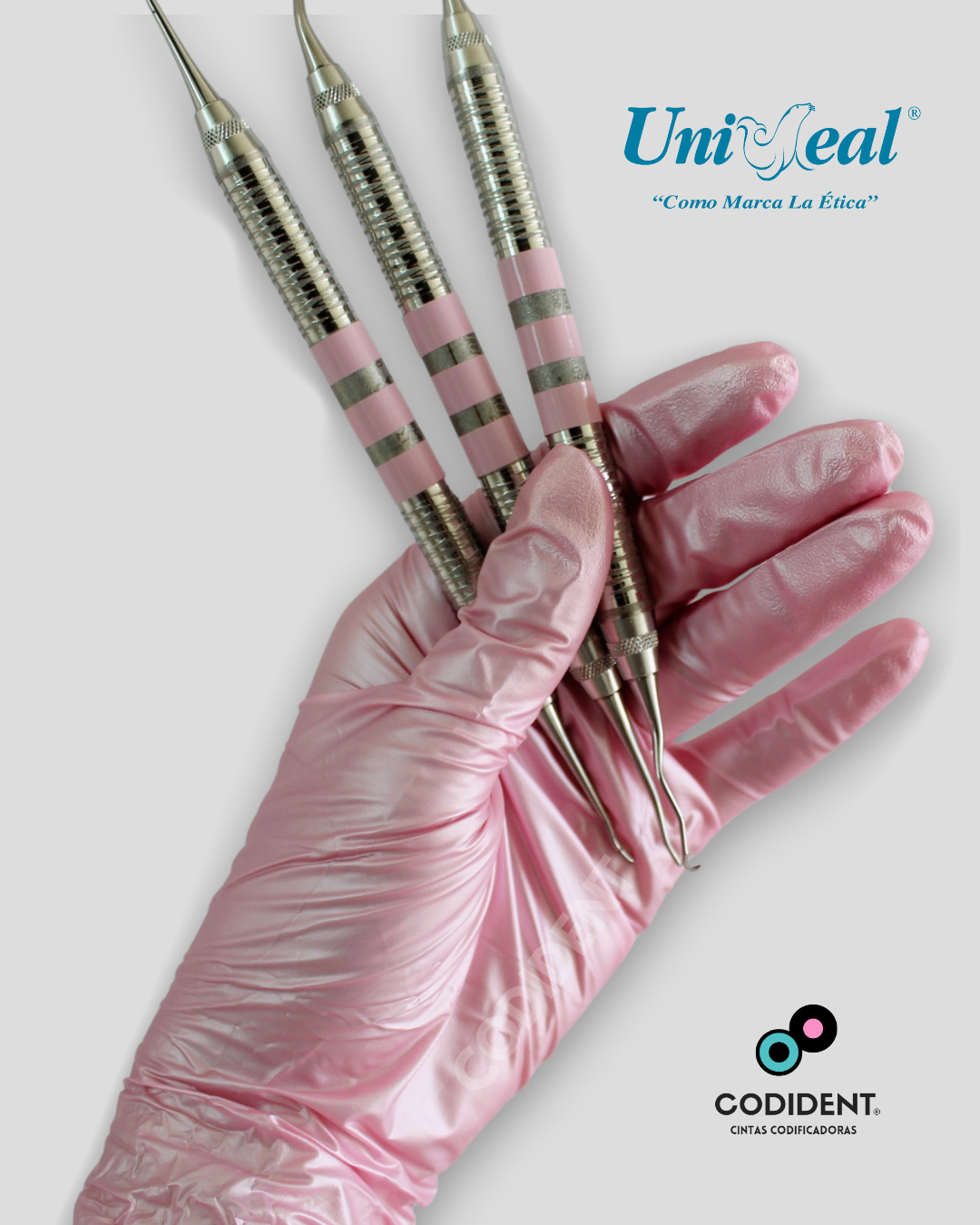 Guantes Glow Metálicos Uniseal 20 pzs