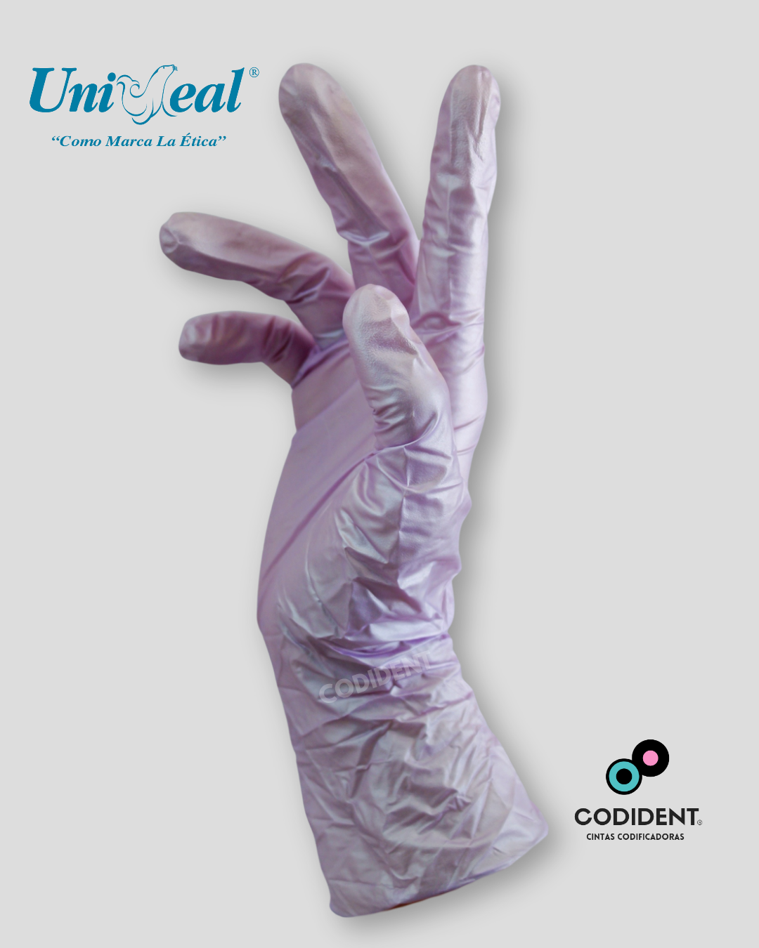 Guantes Glow Metálicos Uniseal 20 pzs